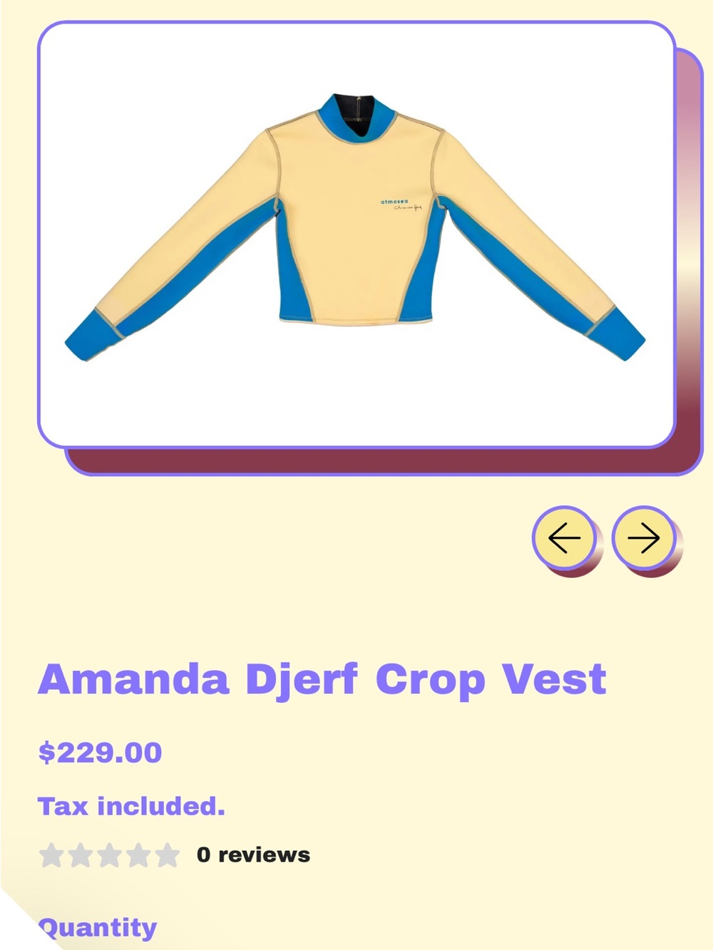 atmosea amanda crop surf vest